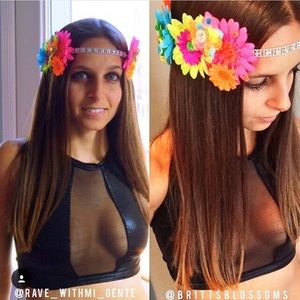 NWOT Black mesh insert halter